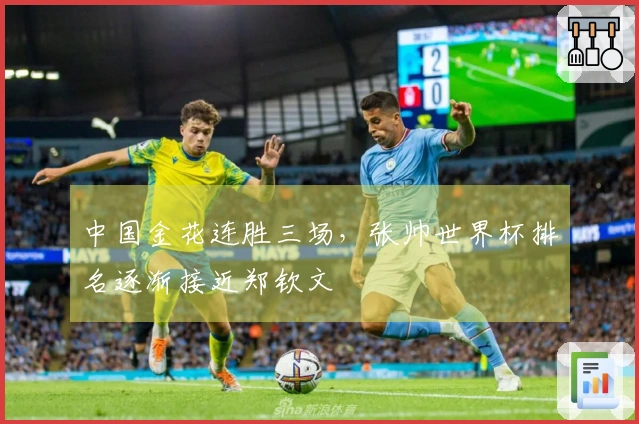 中国金花连胜三场，张帅世界杯排名逐渐接近郑钦文